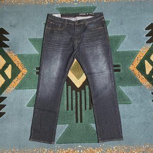 MBX Faded Dark Blue Jeans Slim Stretch